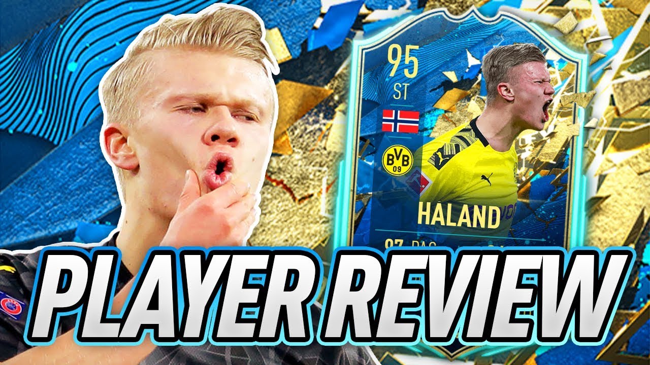 4⭐ WEAK FOOT UPGRADE! 😰 95 TOTSSF HALAND PLAYER REVIEW! - FIFA 20 Ultimate Team