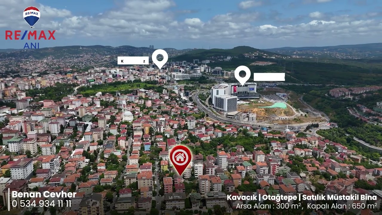 Beykoz Kavacık Otağtepe 5 Daire 'Li Komple Satılık Bina