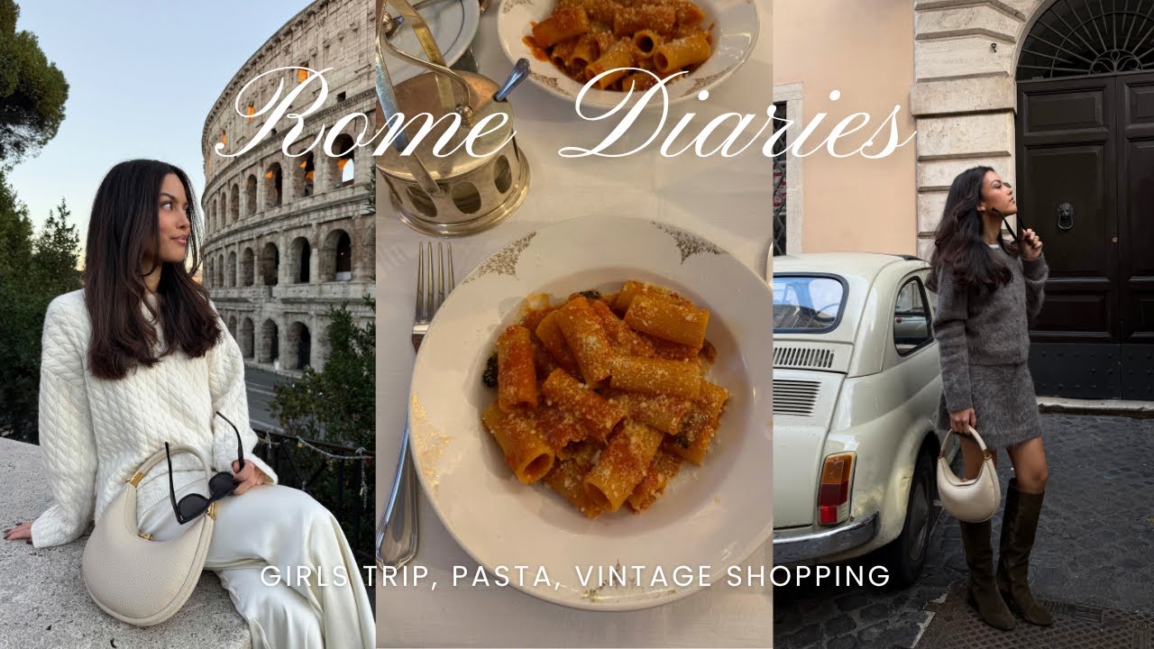 ROME DIARIES | Girls Trip, Best Pasta, Vintage Stores, Local Gems & More!