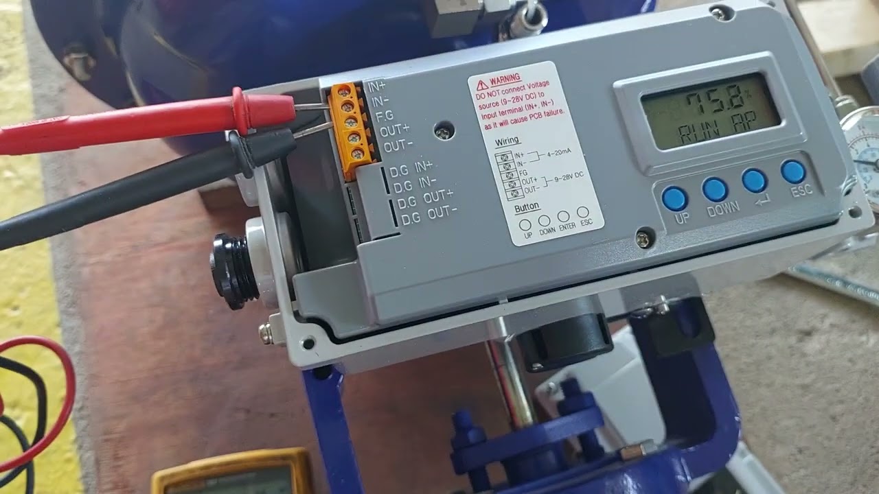 Testing Rotork YT-3300 Positioner