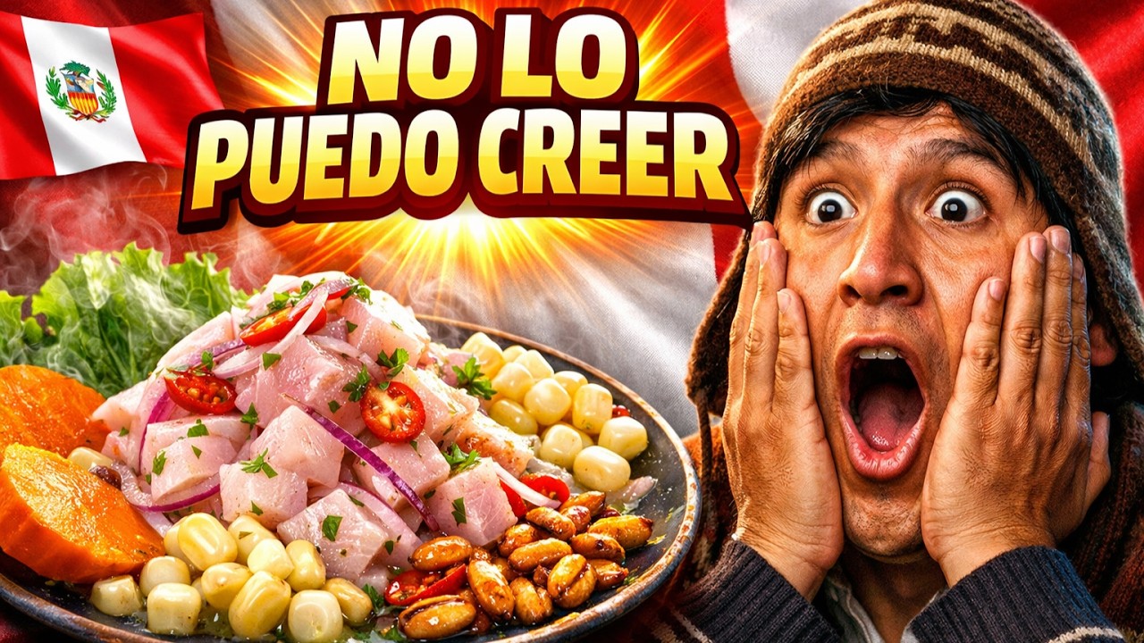 BOLIVIANO PRUEBA COMIDA PERUANA Y LLORA DE EMOCIÓN: 