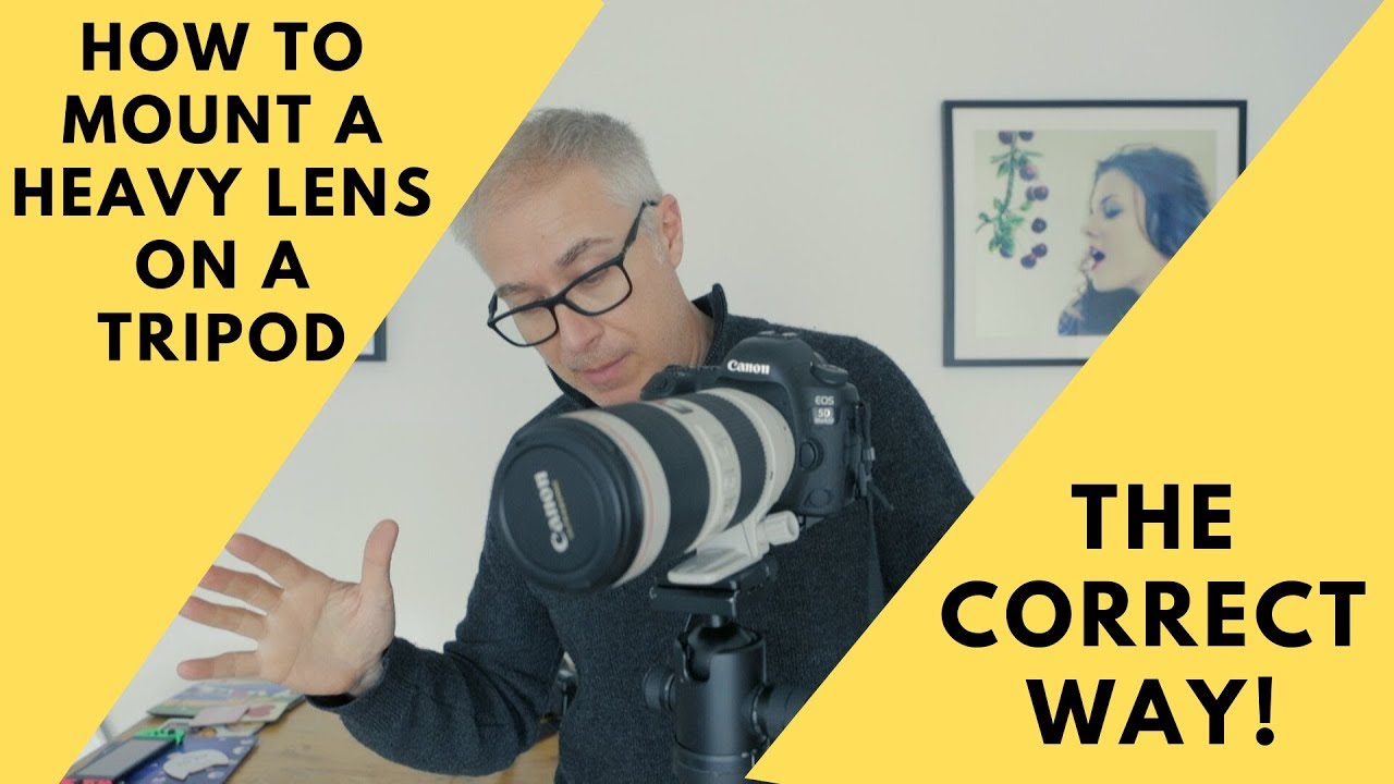 Mounting Large Lenses To A Tripod