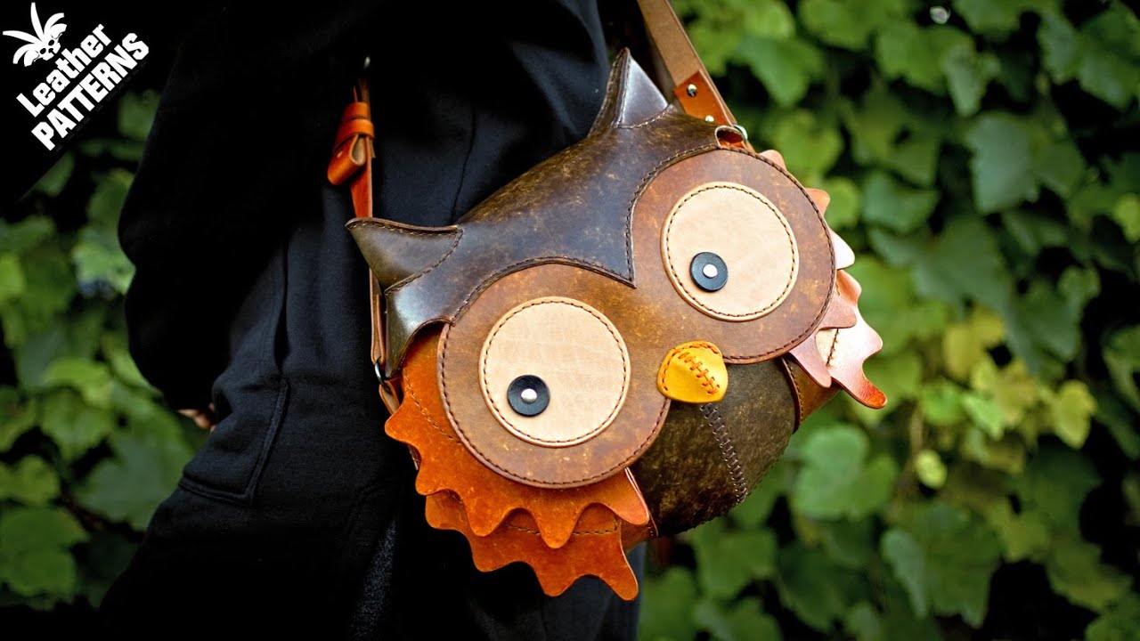 Crafting the Galina owl leather bag pattern