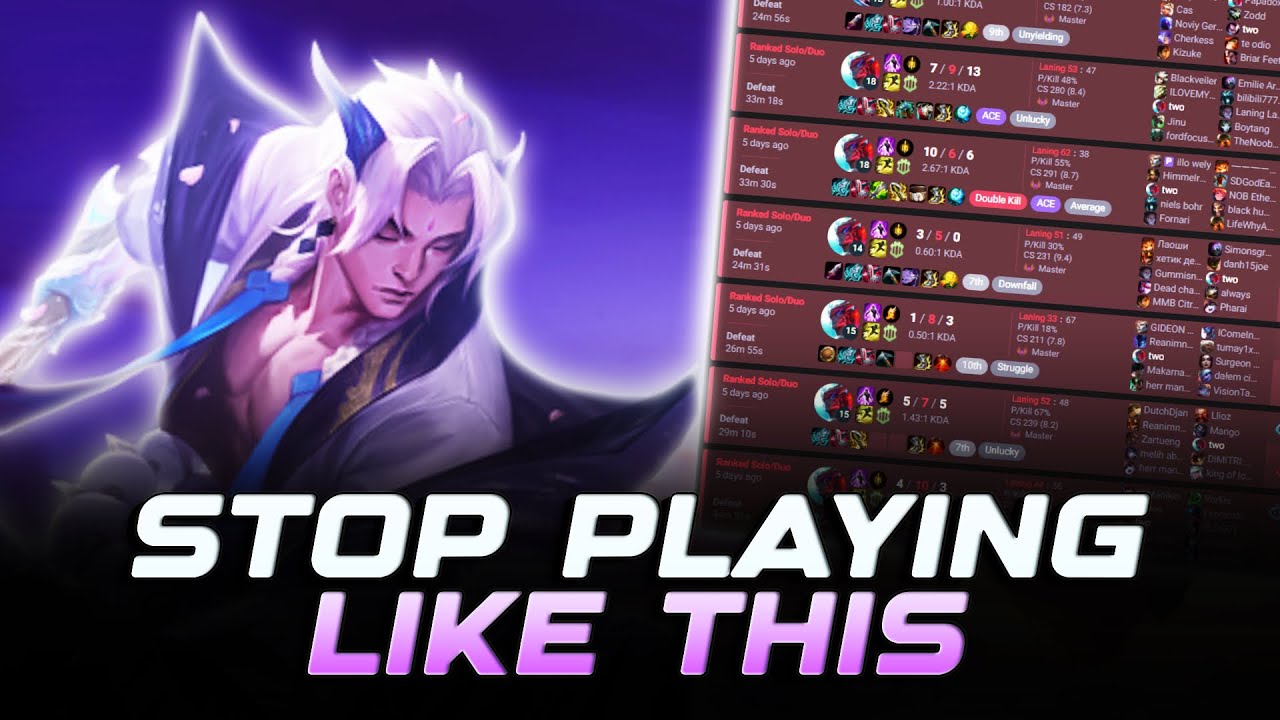 STOP PLAYING YONE LIKE THIS IF YOU WANT TO CLIMB!