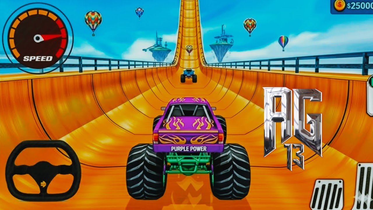 Monster Truck Mega Ramp Impossible Driver Ultimate Car Stunts GT Racing Android Gameplay 2026 | AG13