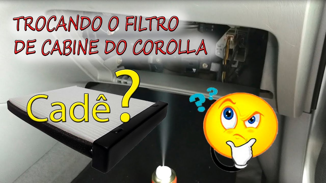 Como trocar o filtro de cabine do Toyota Corolla Fielder surpreenda-se !