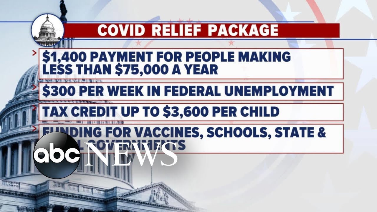 The House to vote on final version of the COVID-19 relief bill tomorrow