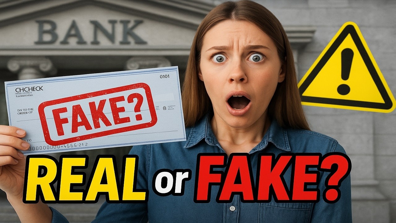 How to Spot a Fake Check FAST  | Verify a Check Is Real