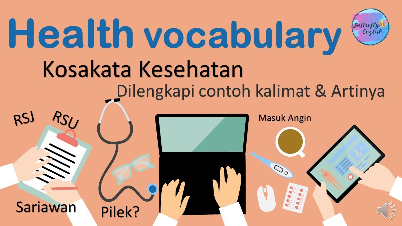 Health Vocabulary | Kosa kata kesehatan dalam bahasa Inggris
