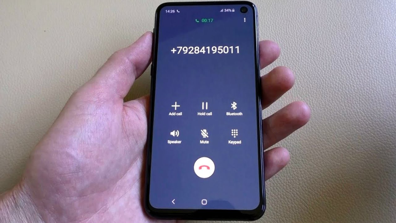 Samsung S10e Over the Horizon incoming call
