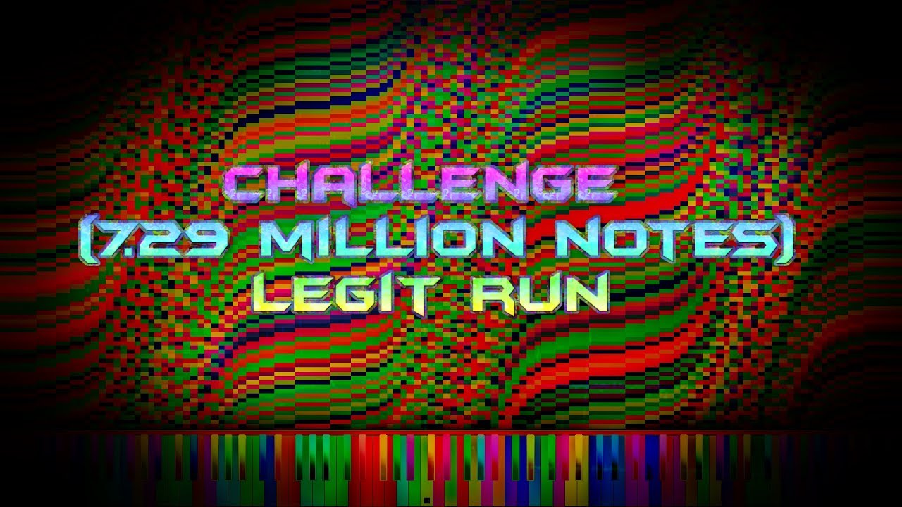 [BLACK MIDI] Challenge (7 MILLION NOTES)~ooo 000