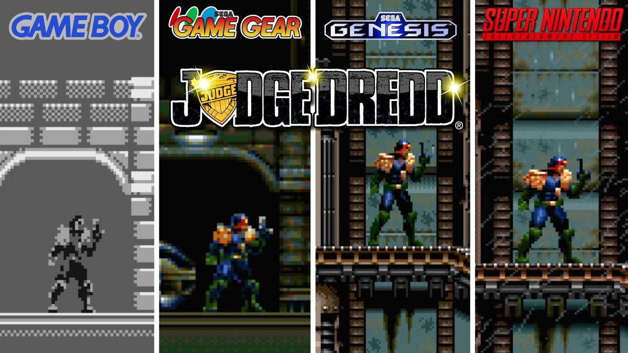 Judge Dredd [1995] Game Boy vs Game Gear vs Genesis vs SNES (Version Comparison)