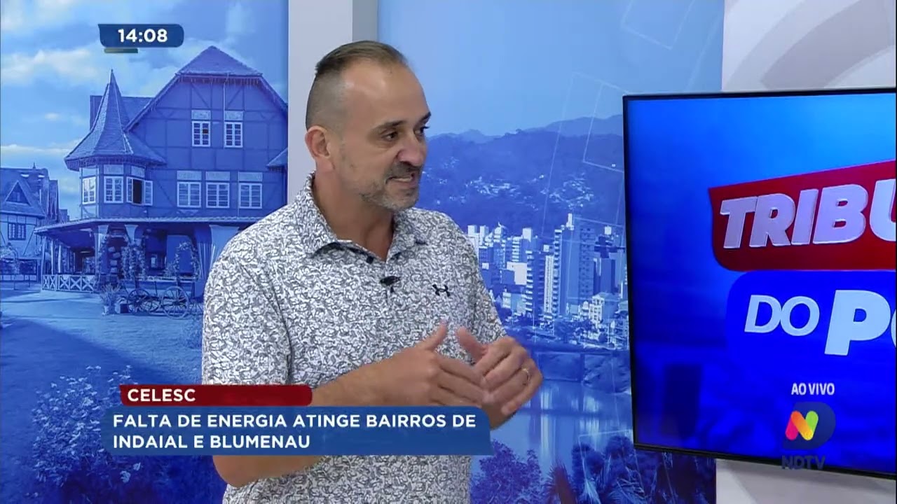 Celesc: falta de energia atinge bairros de Indaial e Blumenau