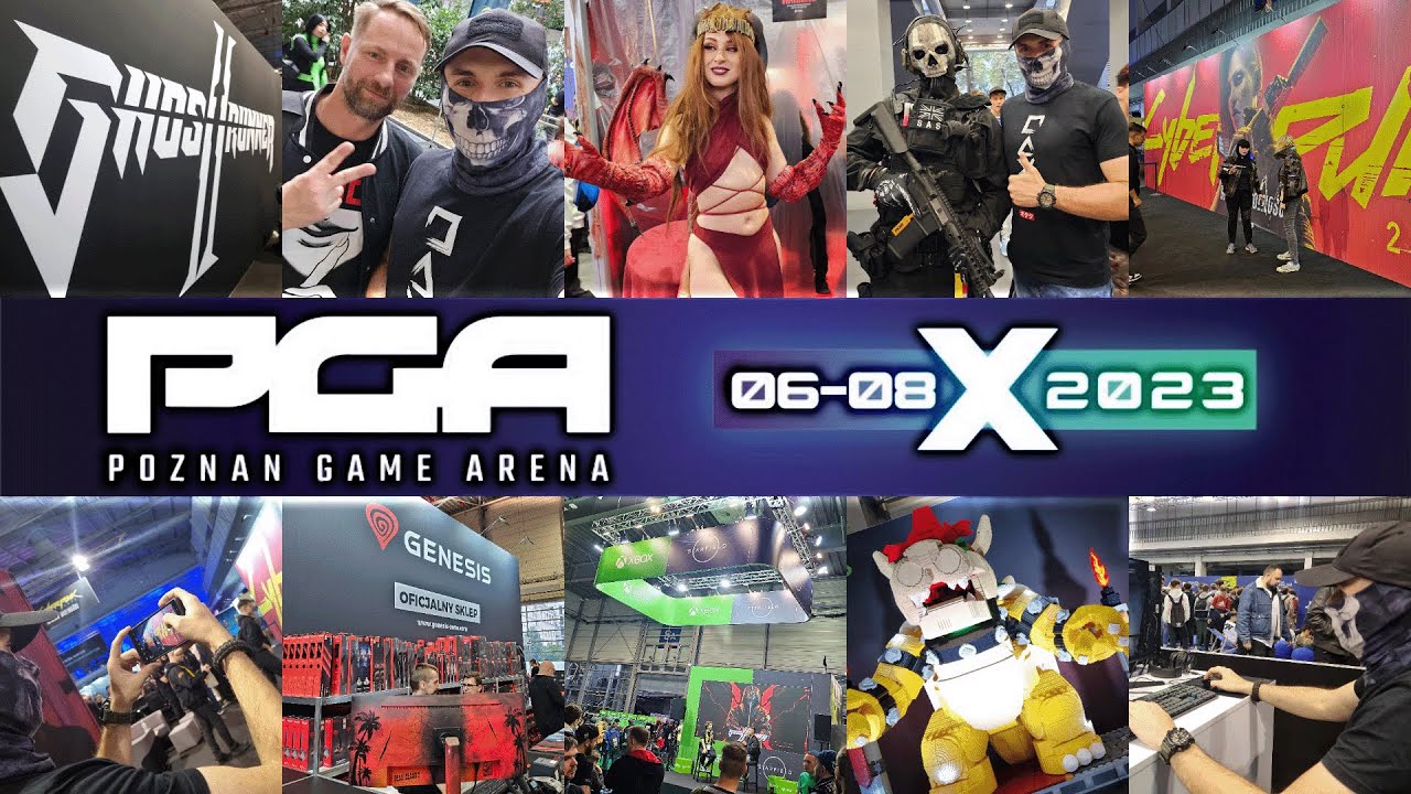 PGA 2023 Relacja | Poznań Game Arena - Szybkie spojrzenie | Targi Gier Dla Graczy
