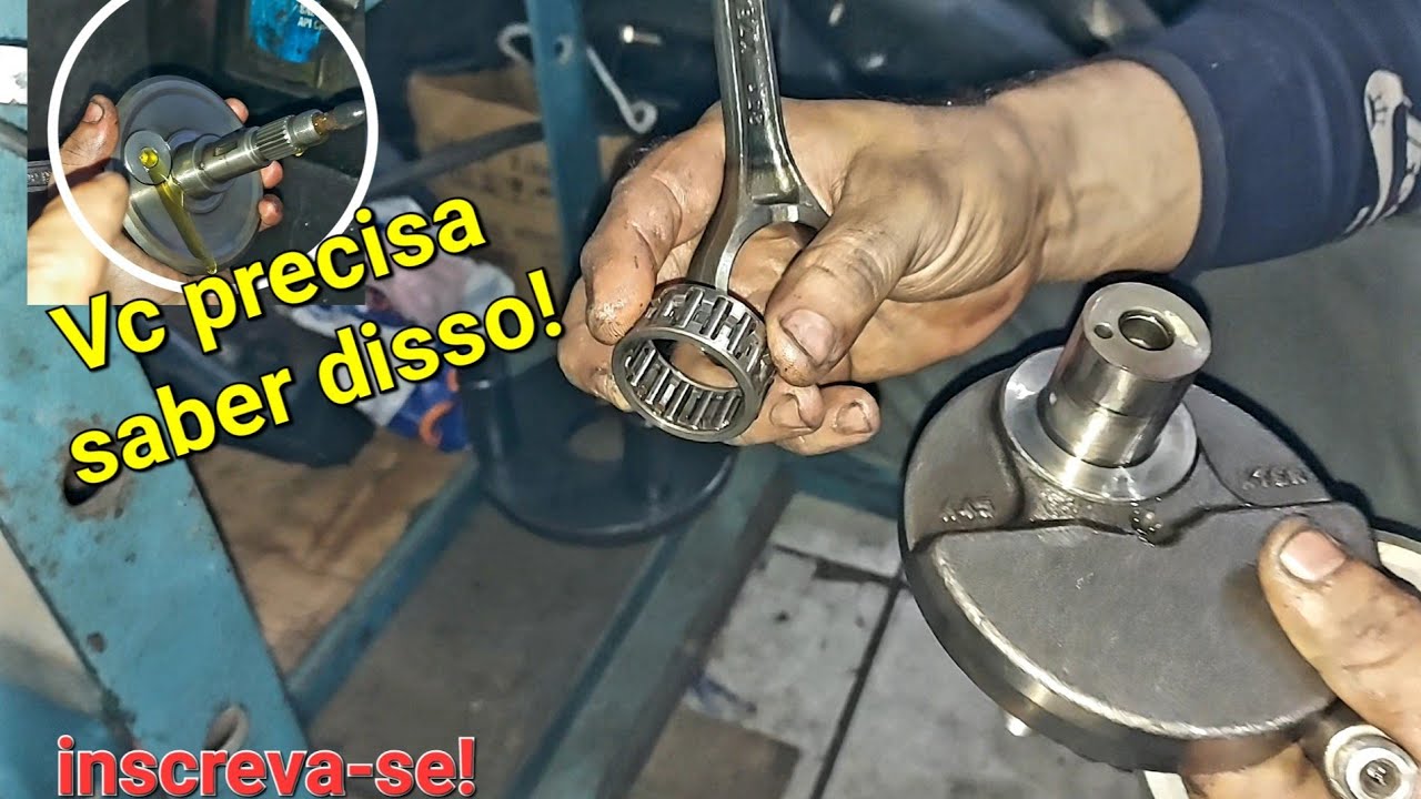 Biela do motor Desmontagem, montagem e alinhamento *Dicas*