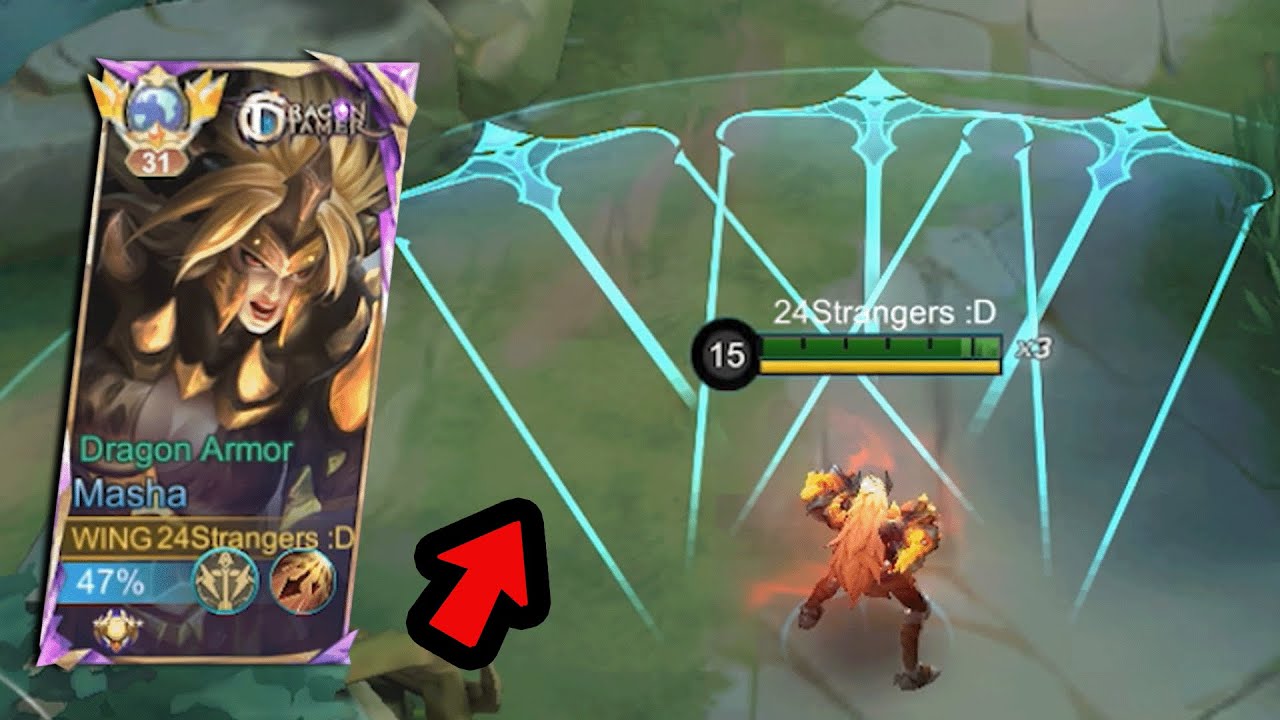TUTORIAL TRIPLE DAMAGE MASHA EXP LANE 2024 - MOBILE LEGENDS