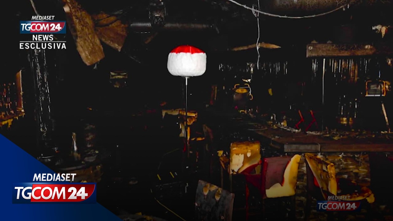 Crans-Montana, le foto dell'interno de Le Constellation dopo l'incendio