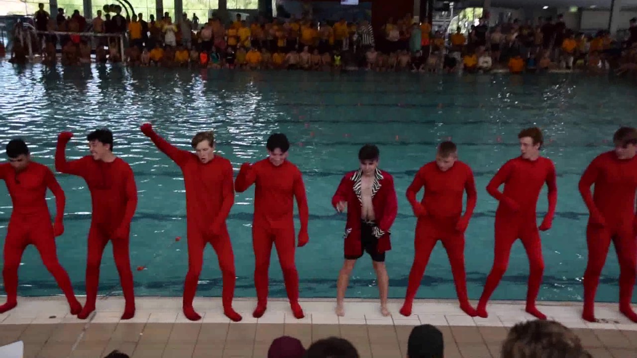 Holy Cross Collage Ryde Colour House Entrance + Synchronized swimming