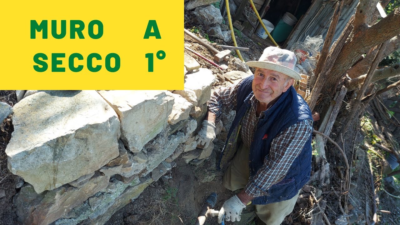 Come Fare il MURO a SECCO Tutorial Atto 1° La fondazione