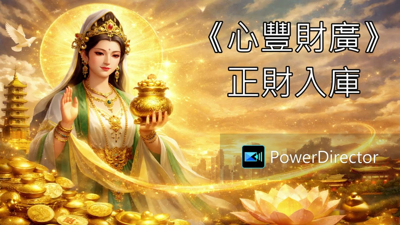 《心豐財廣》南無豐財菩薩｜財富能量｜正財入庫｜開運招財｜財運提升｜開運招財｜Prosperity Mantra Meditation Music｜Relaxing Zen Healing Music
