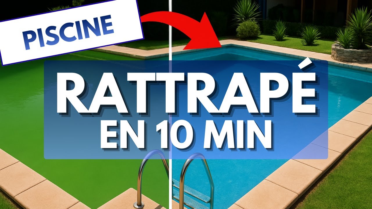 Piscine verte  Rattrapez la en 10 minutes chrono !