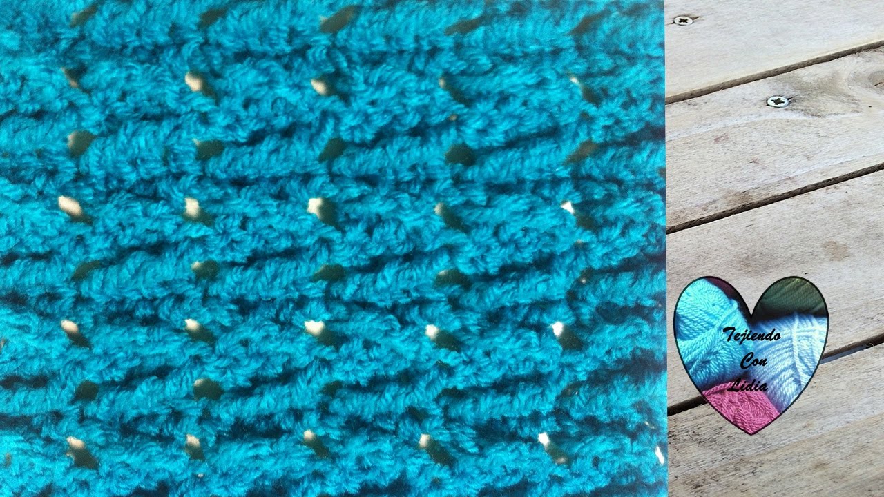 Mravilloso Punto flecha tejido a crochet facil de tejer !