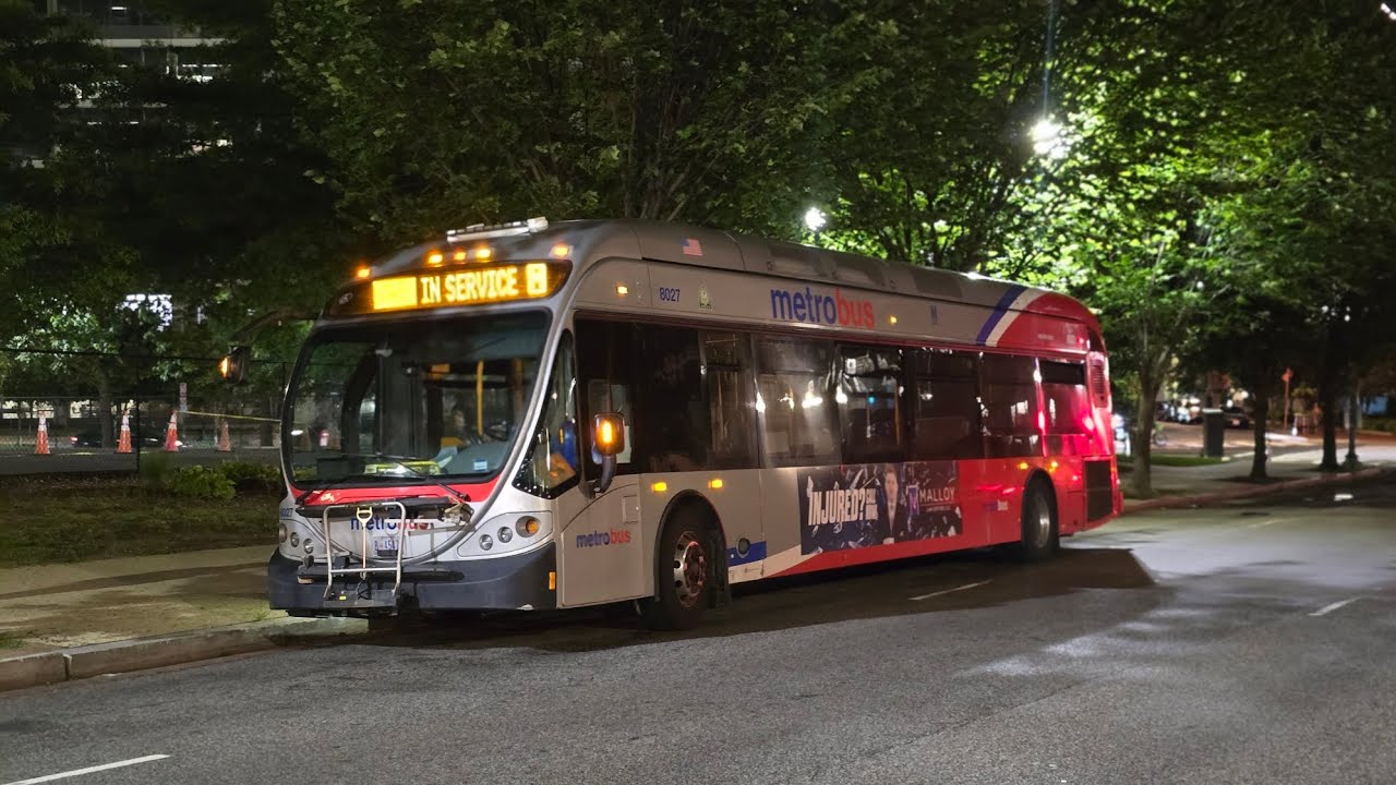 WMATA Metrobus 2014 NABI 42-BRT Hybrid #8027 Route C71