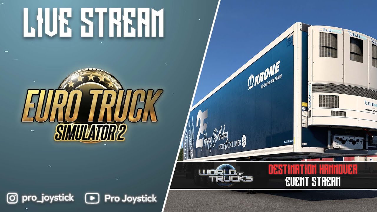 ETS 2 | World of Trucks - Destination Hannover Event 🚛 | Pro Joystick