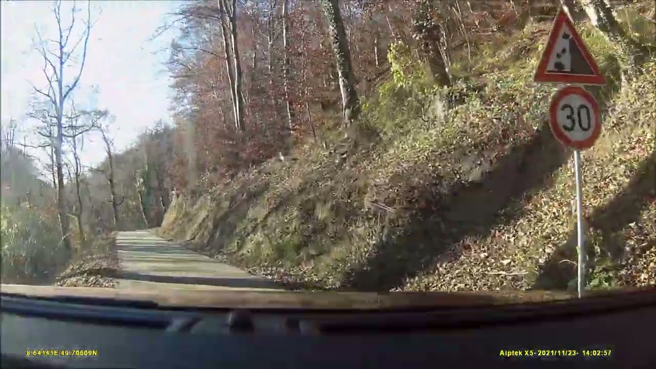 Odenwald, Germany (16): Scenic Drive on narrow roads