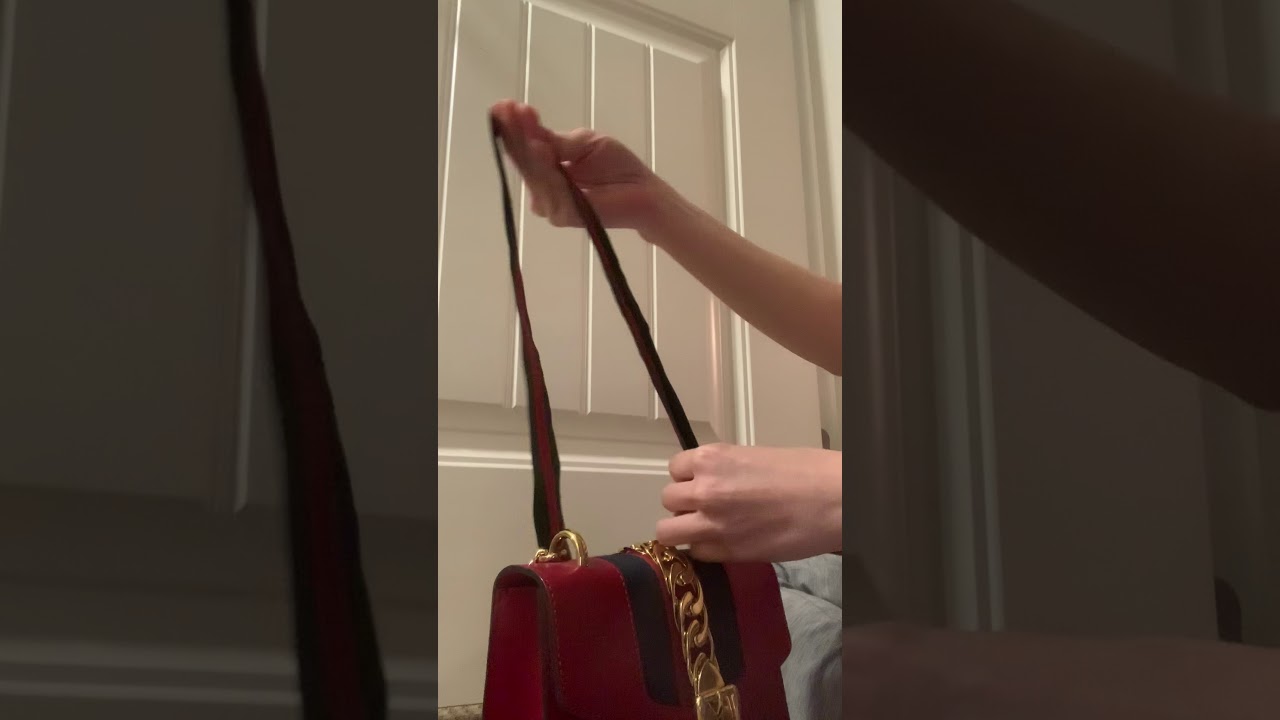 Review Gucci Sylvie leather mini chain bag My first Designer bag 💗~$3000CAD