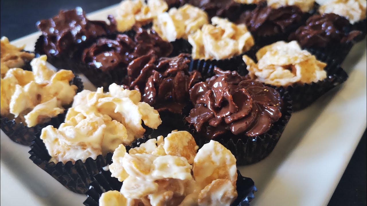 RECETTE ROSES DE SABLE CHOCOLAT BLANC ET NOIR