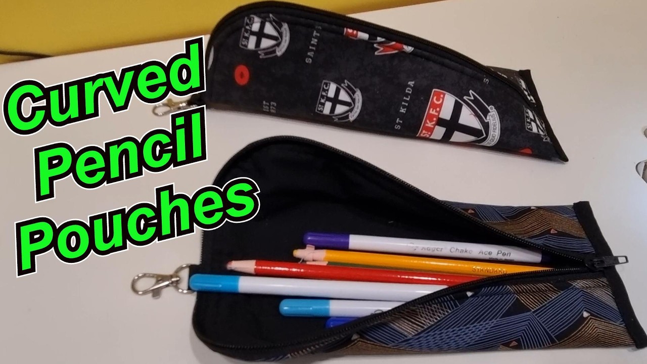 You Asked For It! ✏️ Easy Zipper Pencil Case Tutorial How to sew a pencil pouch