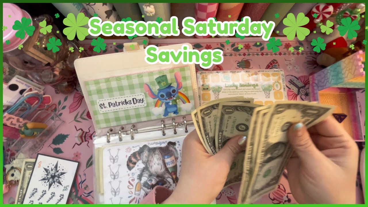 Seasonal Saturday 🍀 #cashstuffing 
