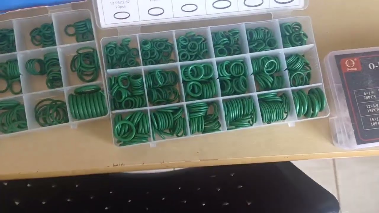 Meu estoque de orings e o que eu acho melhor.