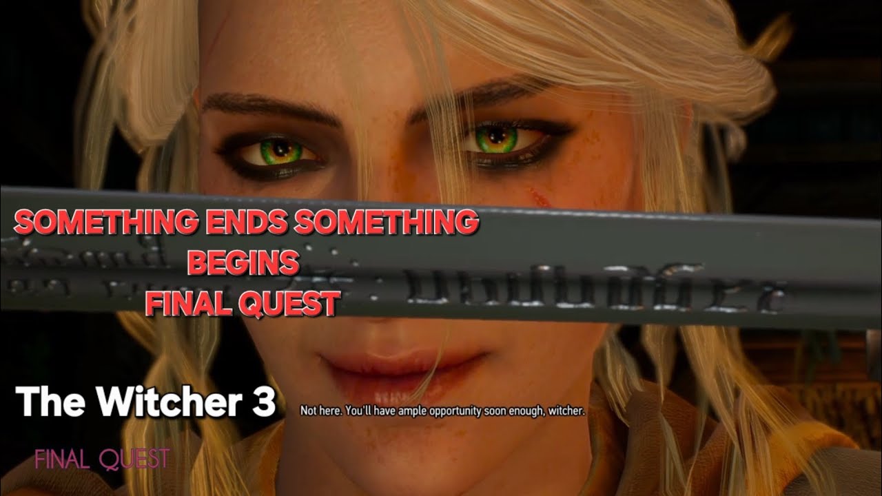 The Witcher 3: Final Quest (Something Ends, Something Begins) 