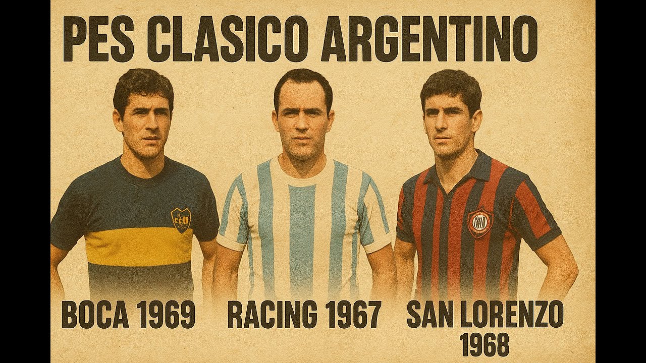 Partidos hist&oacute;ricos de los 60 | PES Cl&aacute;sico Argentino en vivo