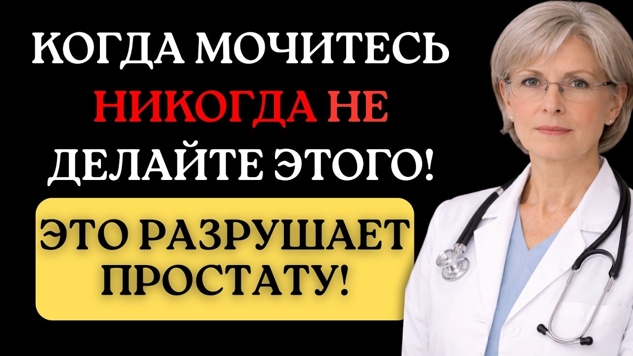 При мочеиспускании НИКОГДА не делайте Этого! Это Разрушает Вашу Простату