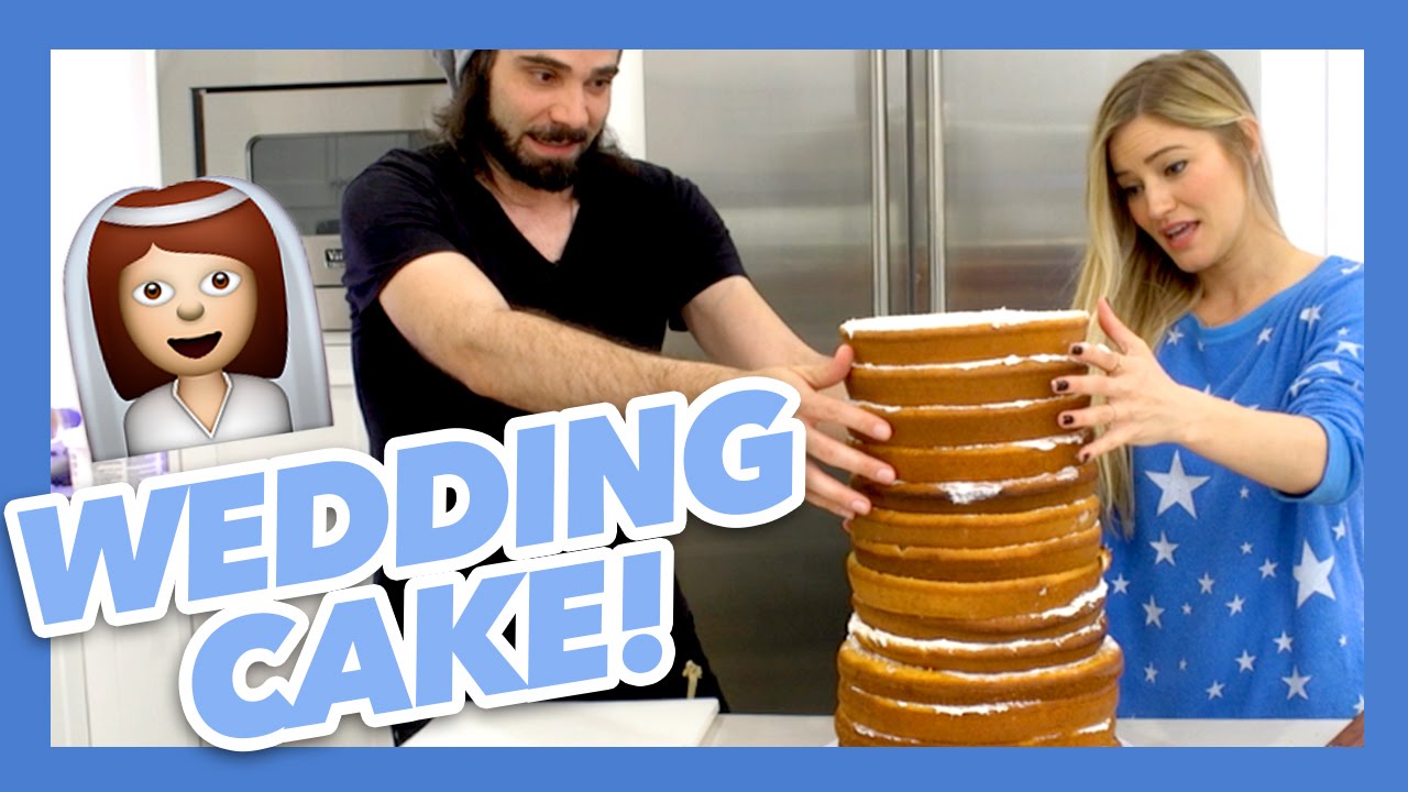 КАК СДЕЛАТЬ СВАДЕБНЫЙ ТОРТ! | iJustine