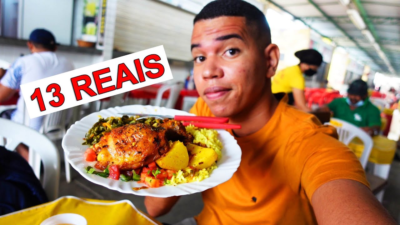 Almoçando num SELF SERVICE DE 13 REAIS em João Pessoa | Vale a pena?