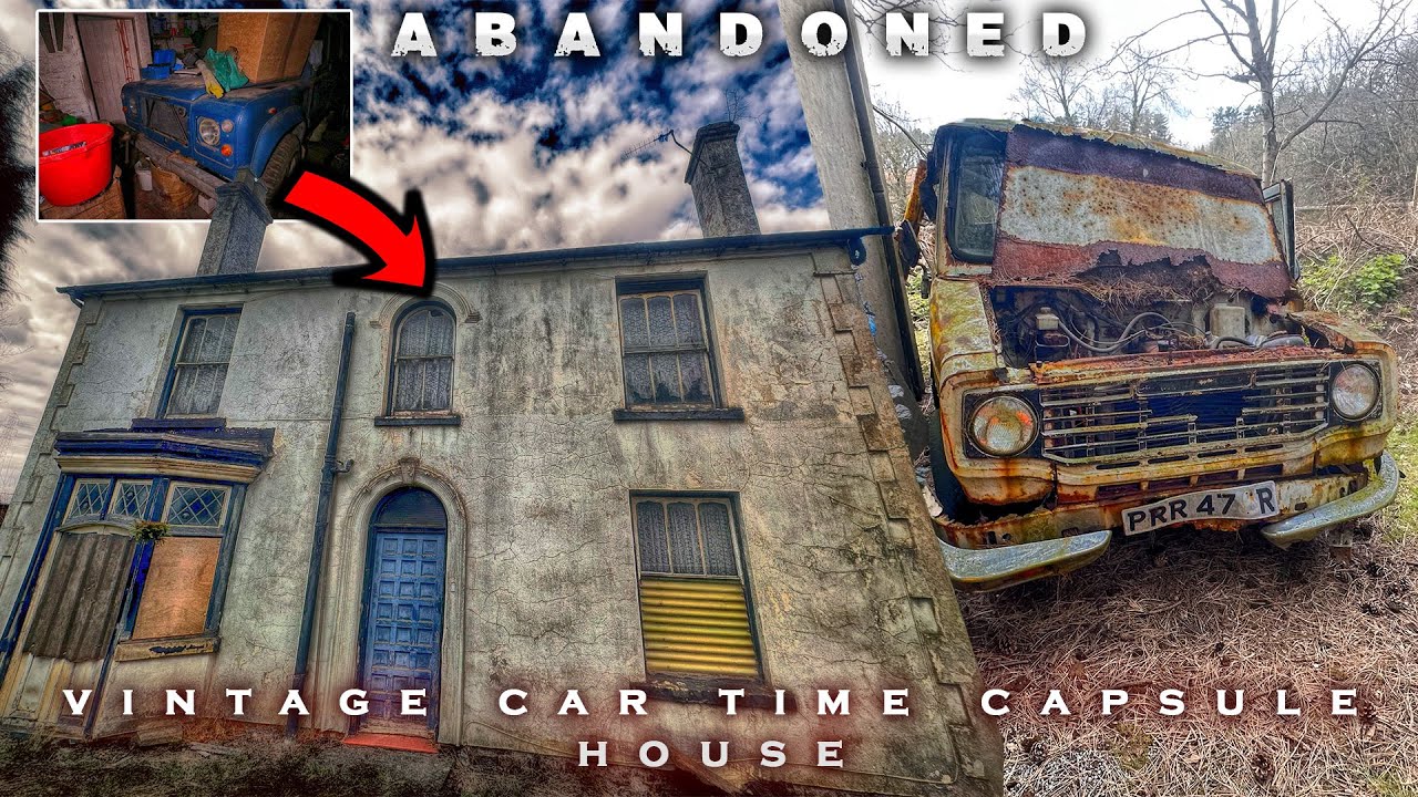 The ABANDONED TIME CAPSULE HOUSE FULL OF VINTAGE CARS!!!! - URBEX
