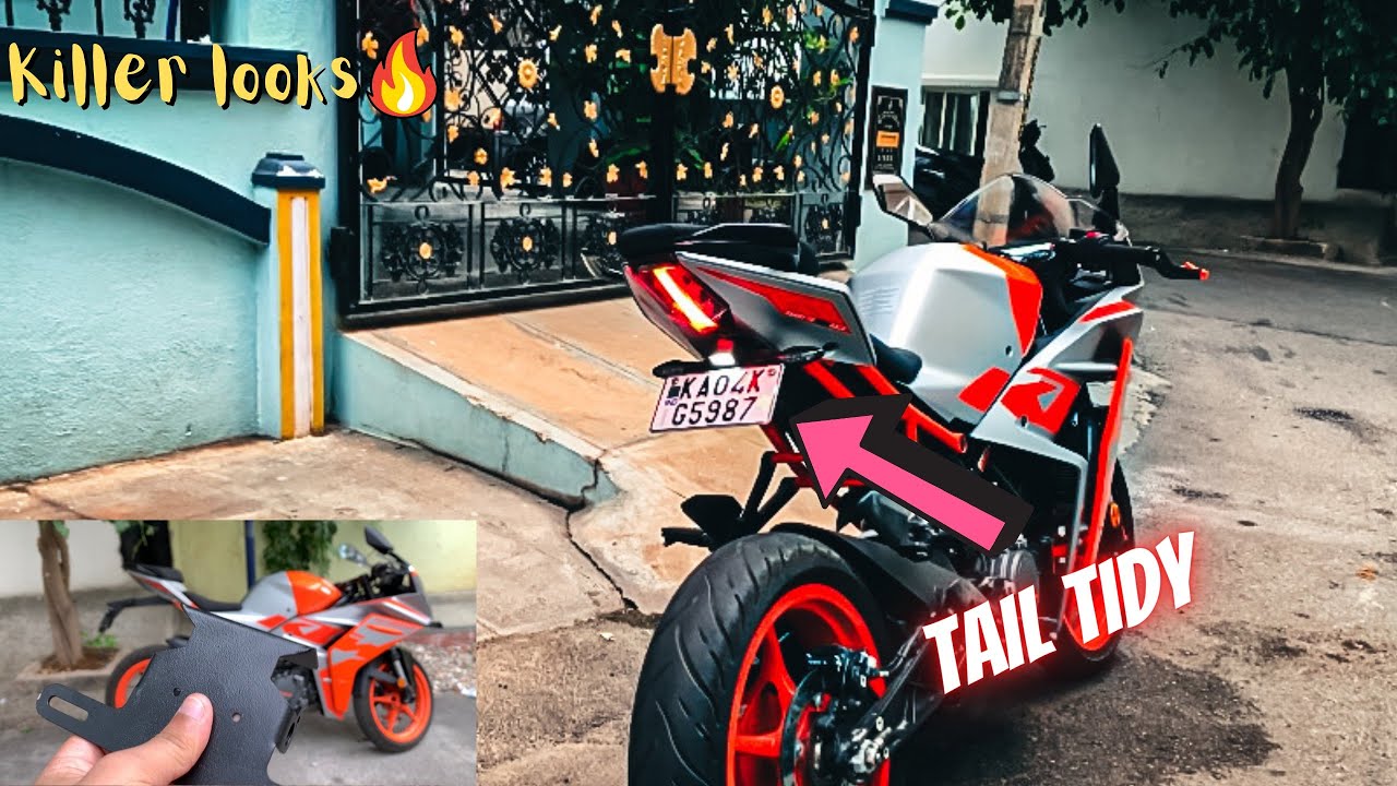 Tail Tidy For Ktm Rc200 2022 | Killer looks 🔥 | Full Installation Process 😎 | Tail Modification❤️