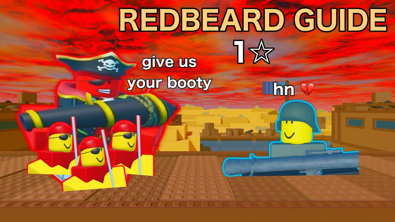 The Battle Bricks // Redbeard 1 Star Guide [Chapter 2 Stage 10]
