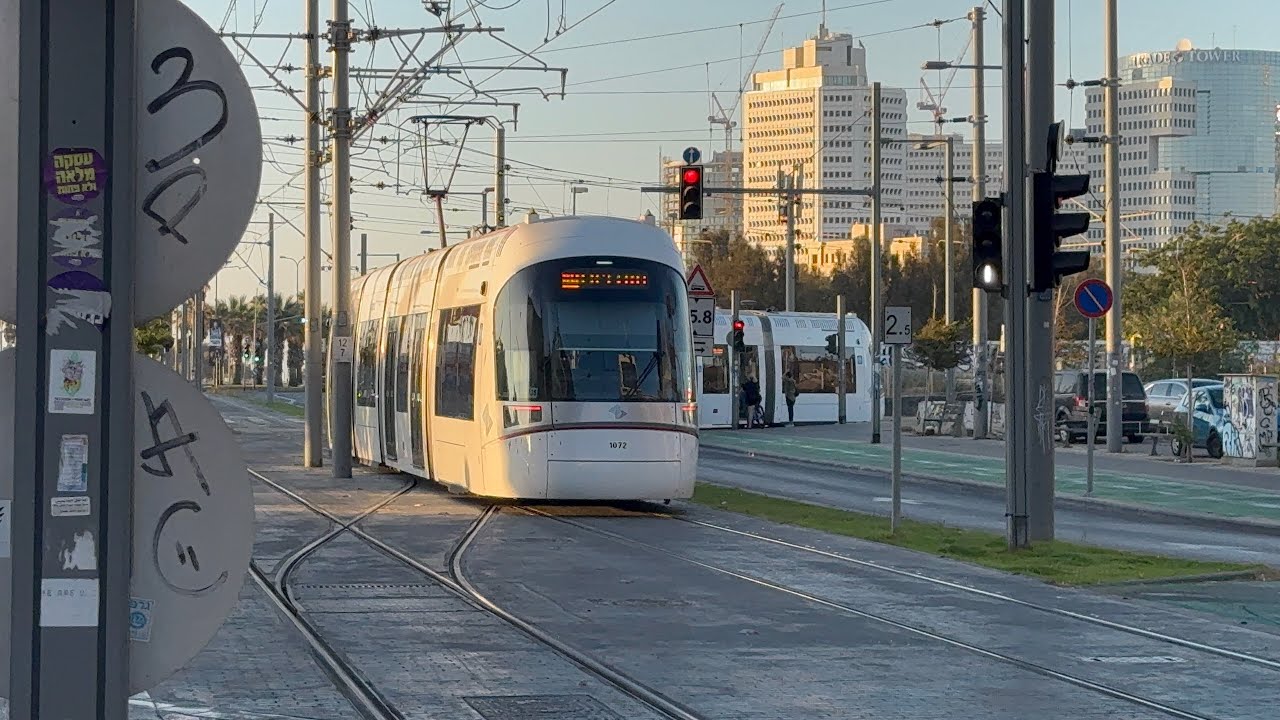 The Light Rail in Tel Aviv
