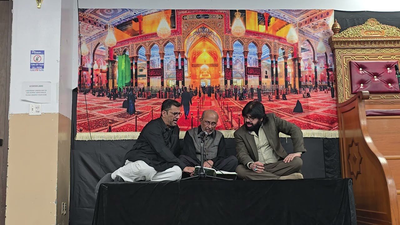 Marsiya on Ayyam E Fatimah 2025 at Al Khoei Islamic center Jamica NY  | Syed Abbas Ali Rizvi 