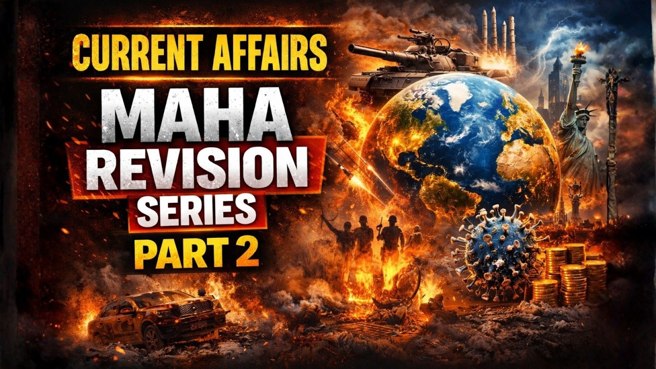Current Affairs Maha Revision Series PART 2 | Everything Covered from Indian and International News