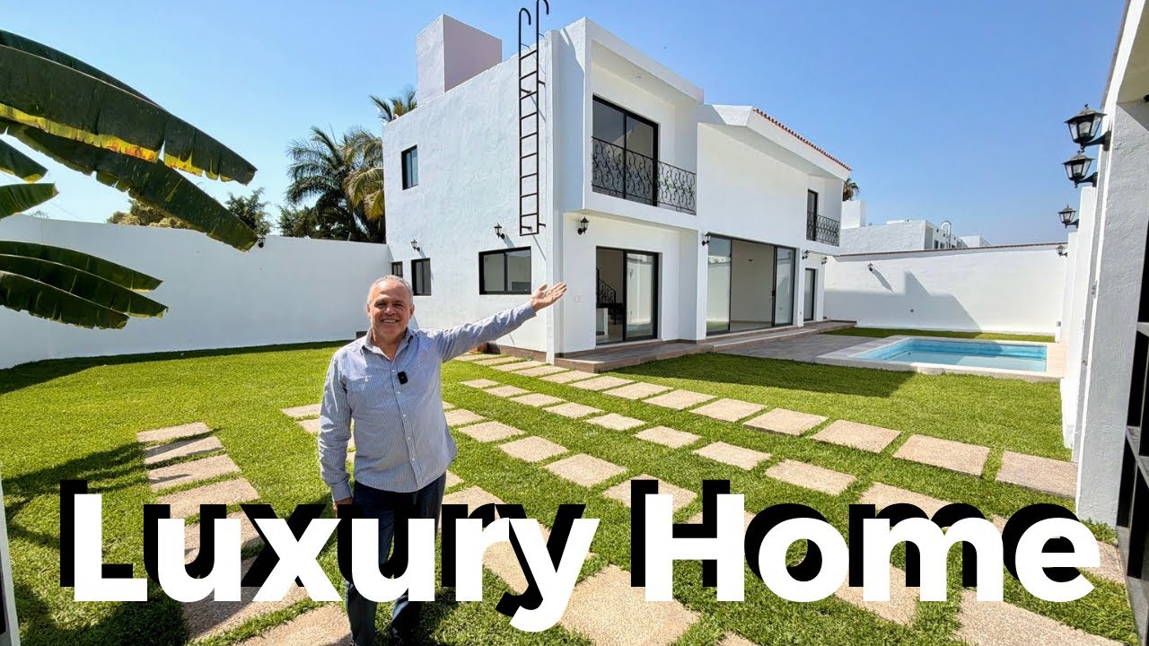 Preventa de casa nueva con alberca y jardin privados en Xochitepec Mor. | luxury homes in Cuernavaca