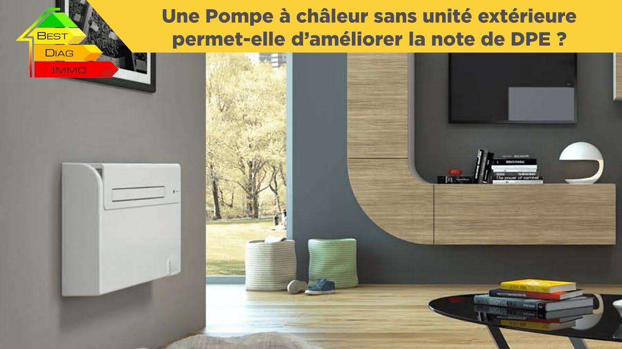 Le DPE d'un studio est passé de G à D grâce à une pompe à chaleur sans unité extérieure
