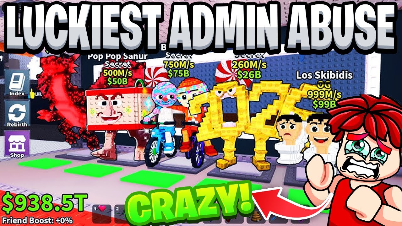 I OPENED THE RAREST LUCKY BLOCK IN THE GAME! CURSED ADMIN ABUSE!! *INSANE* Steal a Brainrot ROBLOX!