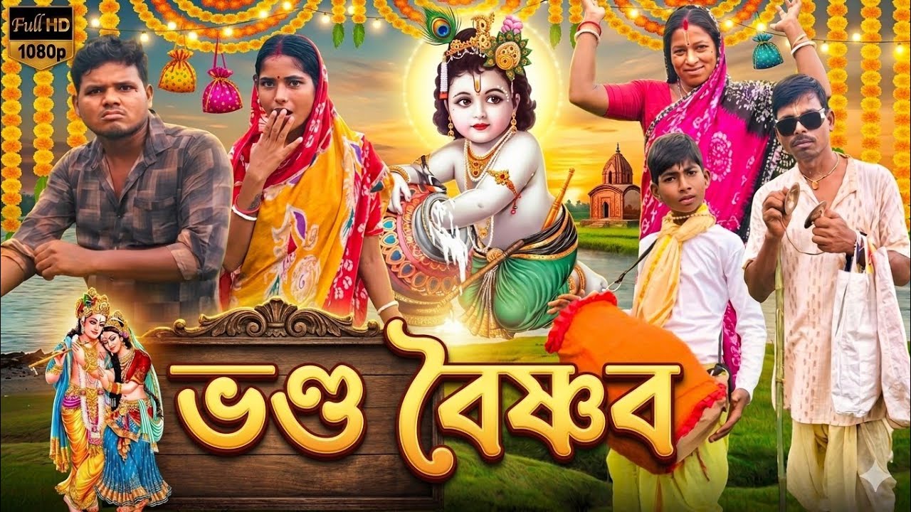 জন্মাষ্টমীর ভন্ড বৈষ্ণব। জন্মাষ্টমী । বাংলা নাটক। সাগরের লাল্টুর কমেডি ভিডিও। ছোট্ট মেয়ে মাধবী 😂