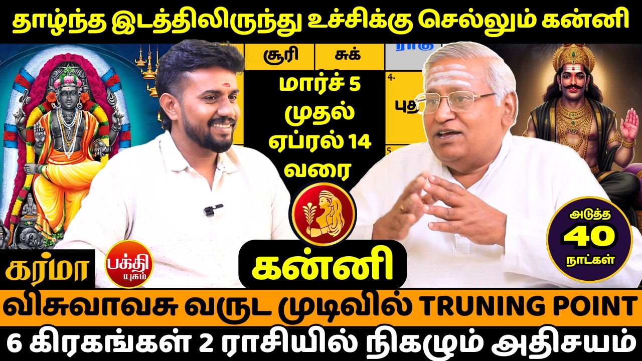 கன்னி உச்சிக்கு செல்லும் கன்னி| Kanni | Kanni rasi | Rasipalan | Bakthi | Jothidam |